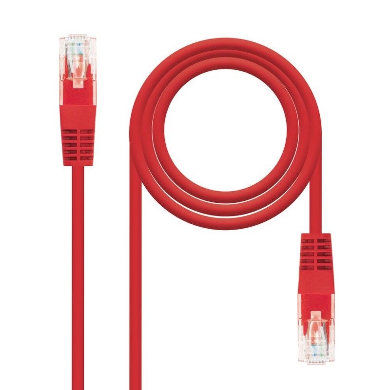 Câble Réseau Rigide UTP 6ème Catégorie NANOCABLE Rouge