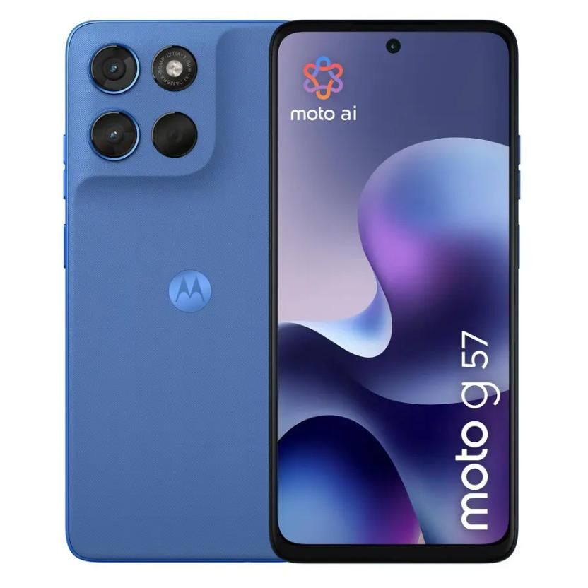 TIM Motorola moto g57 6.72" Double SIM Android 16.0 5G USB Type-C 8 Go 256 Go 5200 mAh Bleu