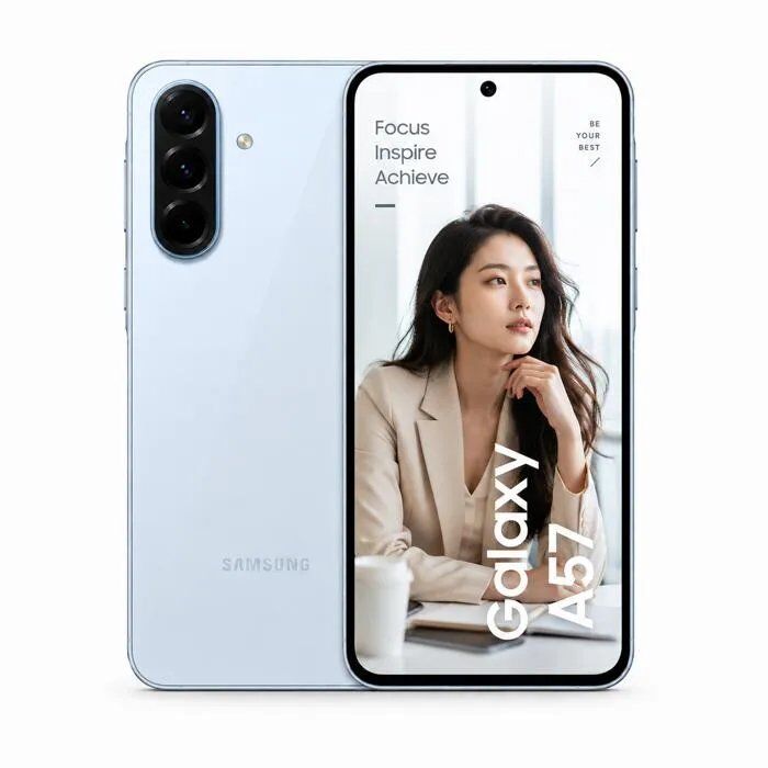 Samsung Galaxy A57 5G 8Go+128Go Awesome Icyblue Smartphone, AMOLED 120Hz, Caméra 50MP, Double SIM, Version Française