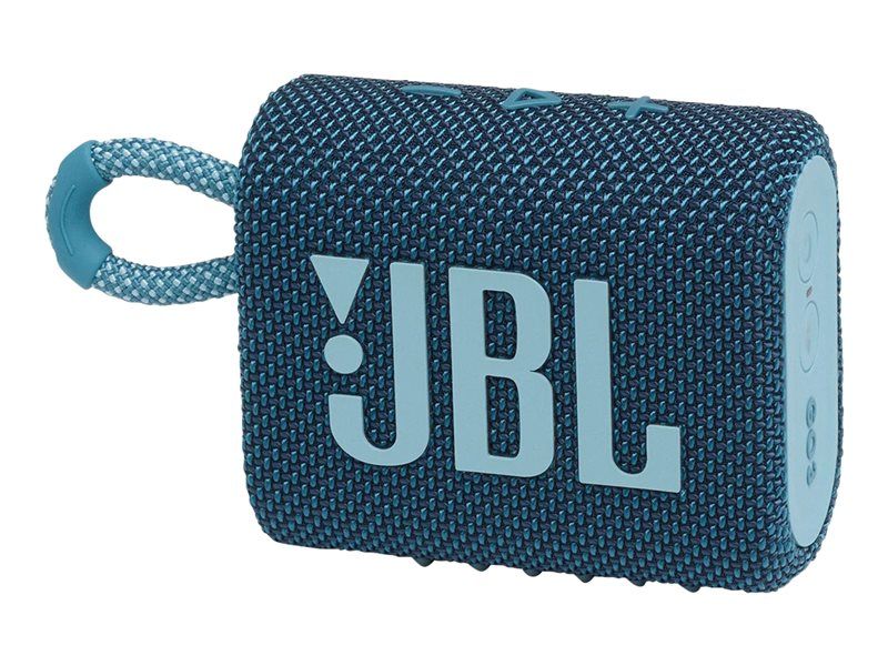 JBL Go 3 - Haut-parleur - pour utilisation mobile - sans fil - Bluetooth 5.1 - 4.2 watt - bleu