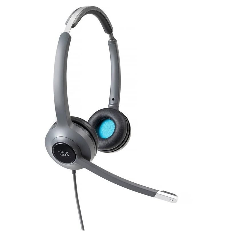 Cisco 522 Wired Dual - Micro-casque - sur-oreille - filaire - jack 3,5mm