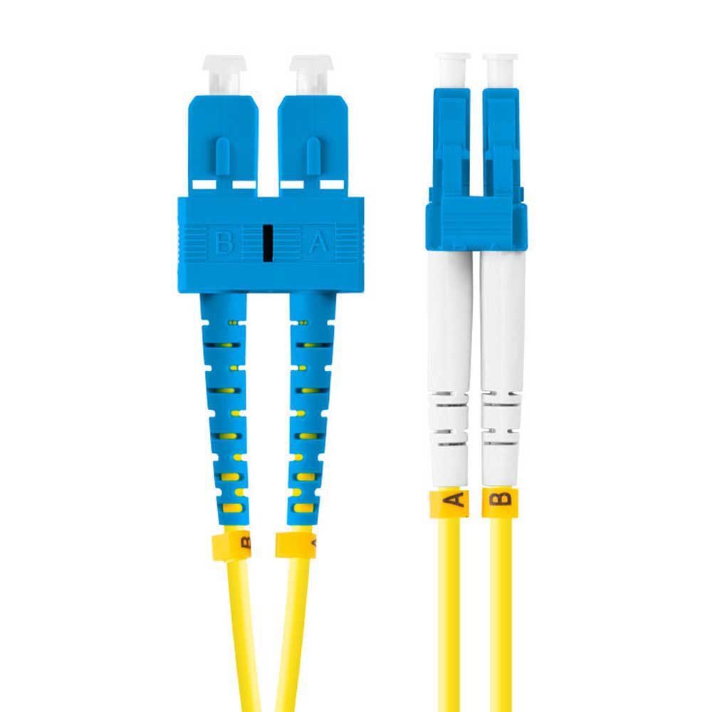 lanberg cable de fibre optique sc upcalc upc duplex g657a1 lszh 2 m
