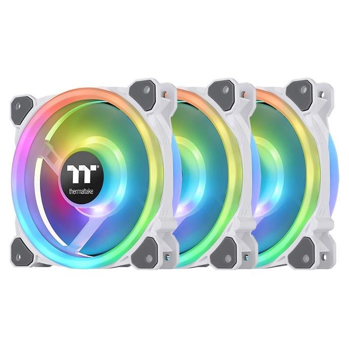Thermaltake Riing Trio 12 RGB Fan - White TT Premium Edition