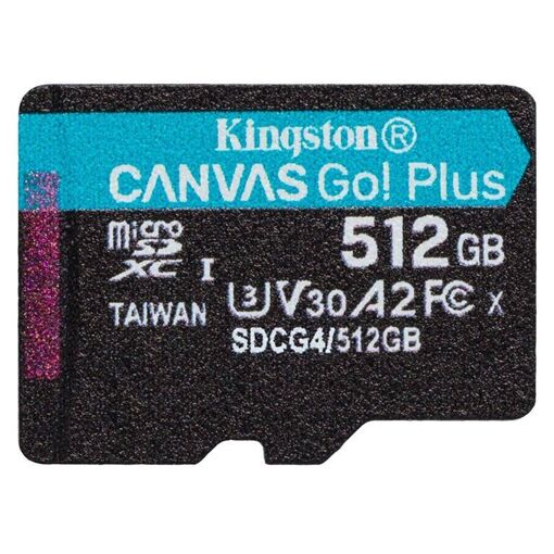 Kingston Canvas Go! Plus 512GB MicroSDXC UHS-I Card