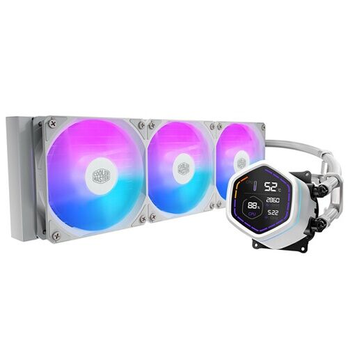Cooler Master MasterLiquid Core Nex Digital 360mm AIO Liquid CPU Cooler - White ARGB