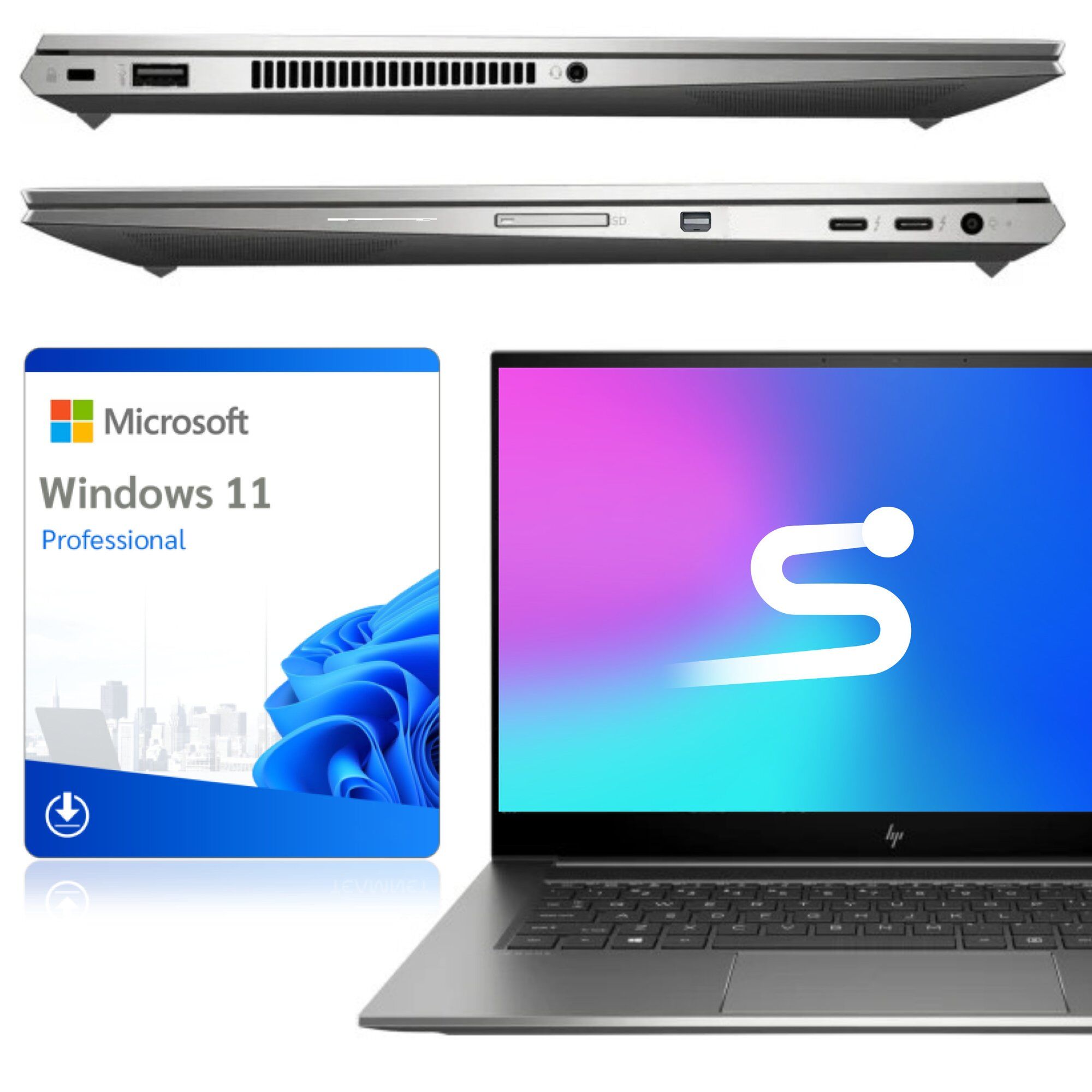 Ordinateur portable HP ZBook Studio 15 G8 I9-11900H 32Go 1To SSD NVMe FHD RTX A3000 Win11Pro