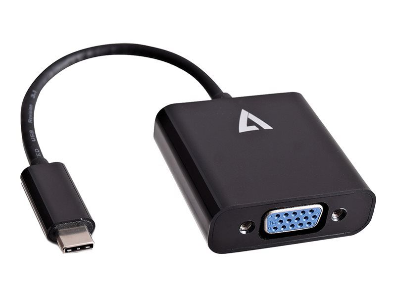 V7 - Adaptateur vidéo externe - USB-C - VGA - noir