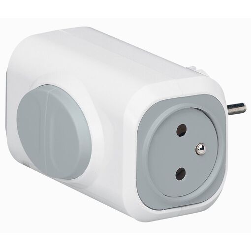 Cable de extensión C2G de 3680W con interruptor automático - 2 tomacorrientes (3 pines, Francia/Bélgica)