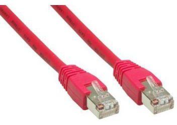 Patch Netzwerkkabel RJ45 CAT6 250MHz 1m rot