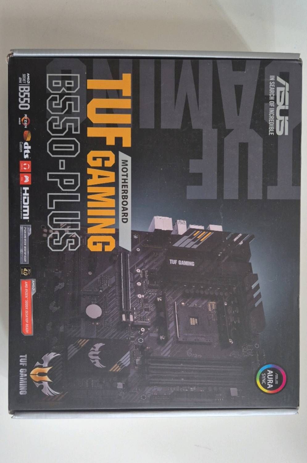 Asus Carte Mère TUF GAMING B550-PLUS - AMD Chipset - Socket AM4 - ATX - 128 Go DDR4 SDRAM RAM maximale - DIMM, UDIMM - 4 x Memory Slots - Câble HDMI - DisplayPort - 6 x Interface SATA