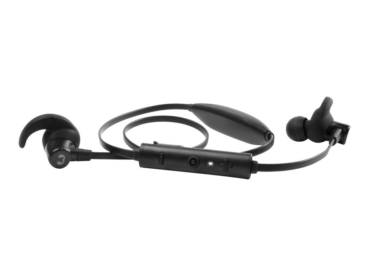 Fresh 'n Rebel Lace Wireless Sports Earbuds - Écouteurs avec micro - intra-auriculaire - montage sur l'oreille - Bluetooth - sans fil - isolation acoustique - noir