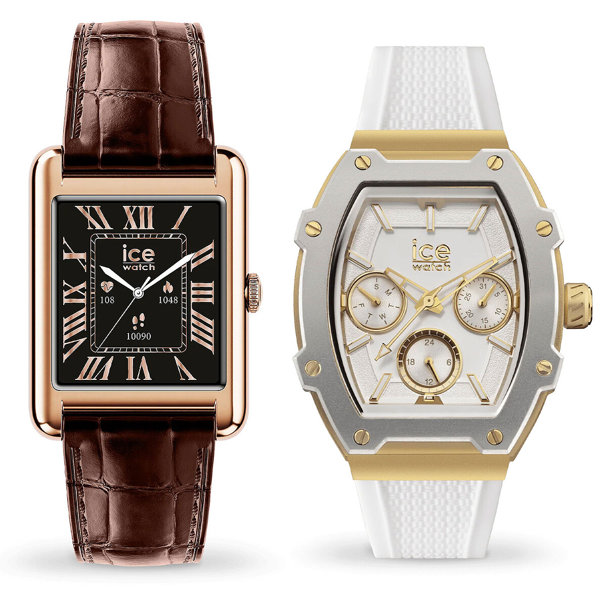 Oferta! Ice Watch Ice Smart TKS 2.0 (Rosa/Marrón) + Holiday Blanco/Oro