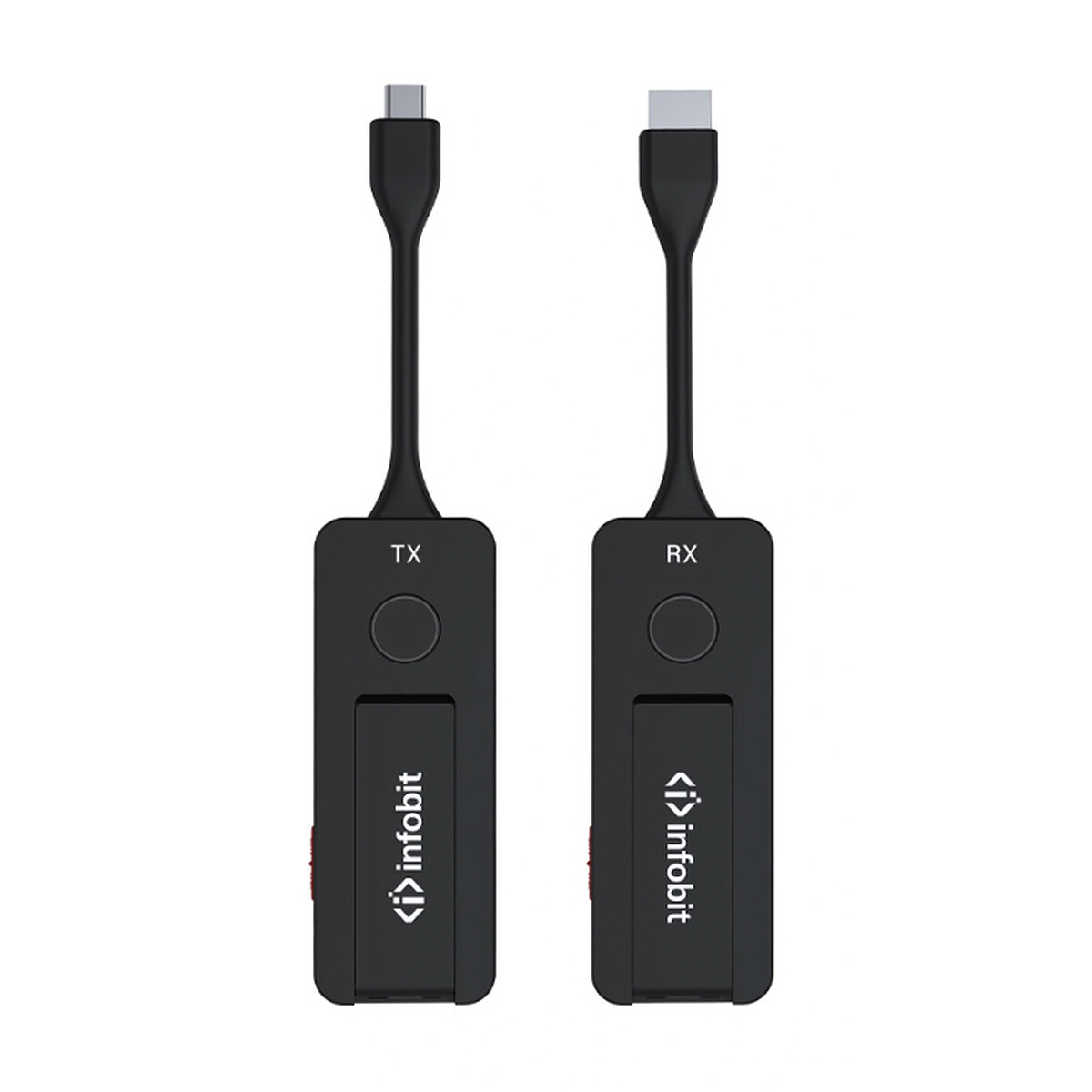 Dongles de presentación inalámbrica Infobit iShare (1x Flip-CT + 1x Flip-HR)
