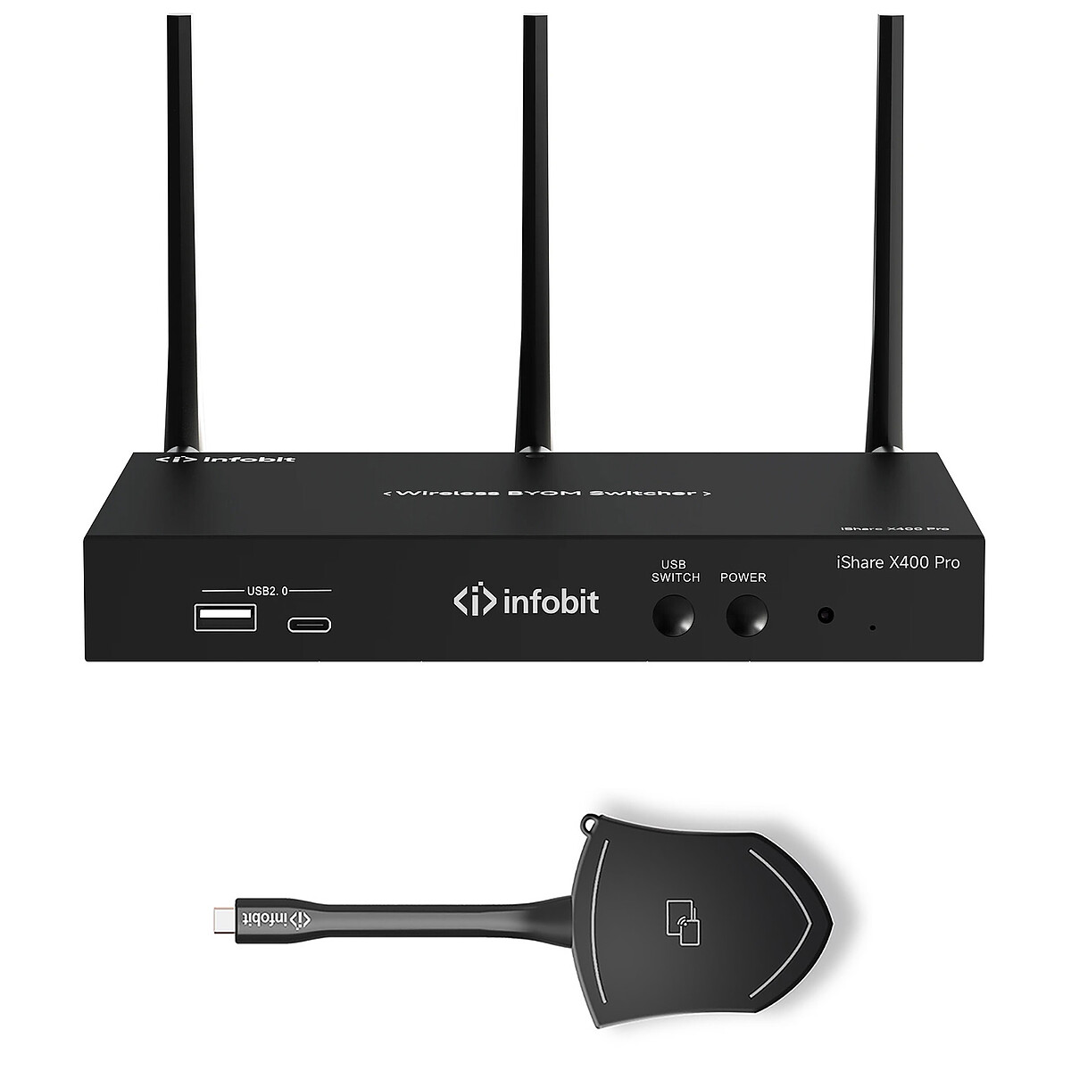 Sistema de presentación Infobit iShare X400 Pro + CX USB-C