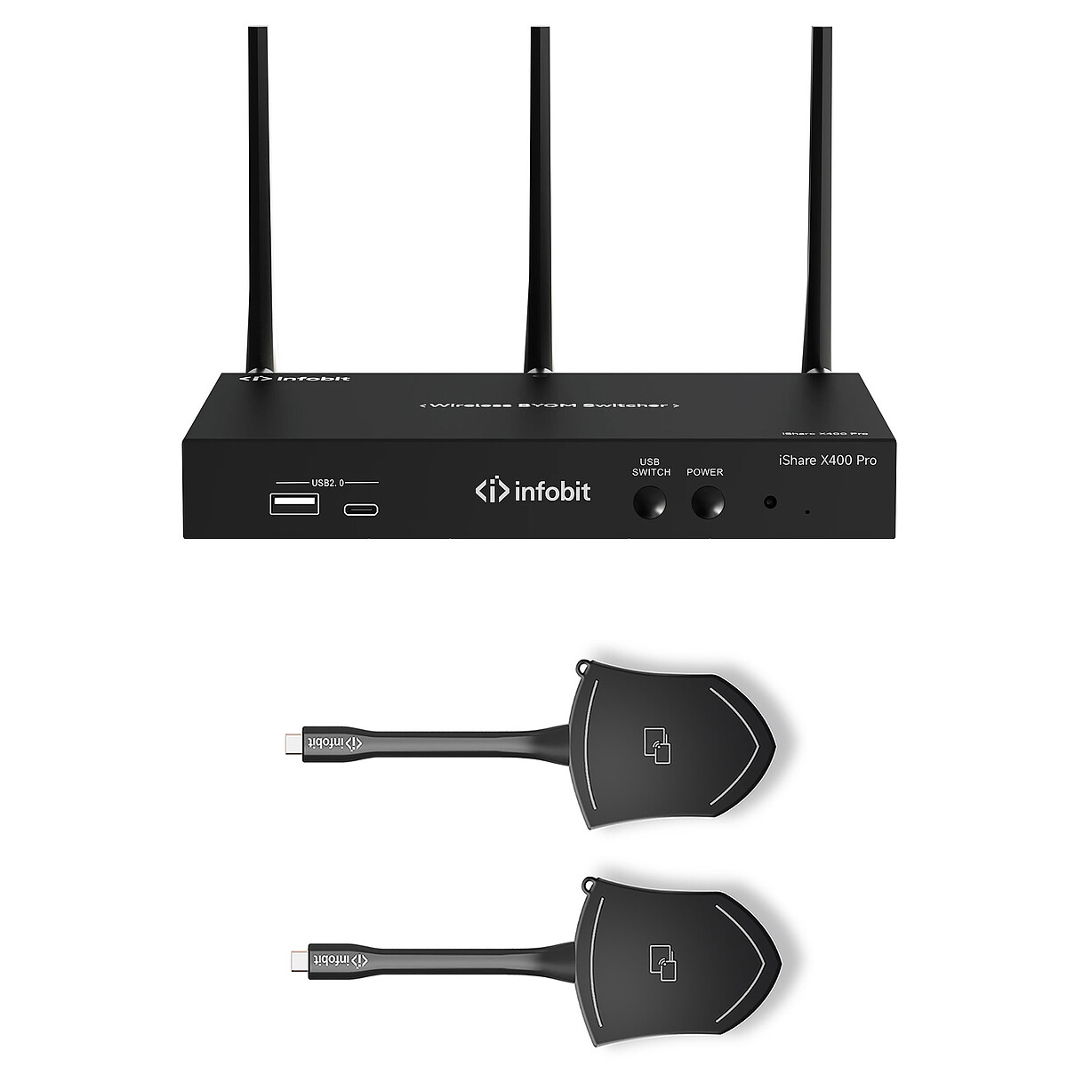 Infobit iShare X400 Pro + 2 adaptadores USB-C CX