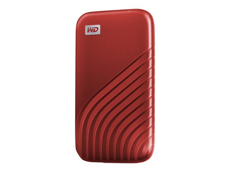WD My Passport SSD - 2 To - Crypté - Rouge