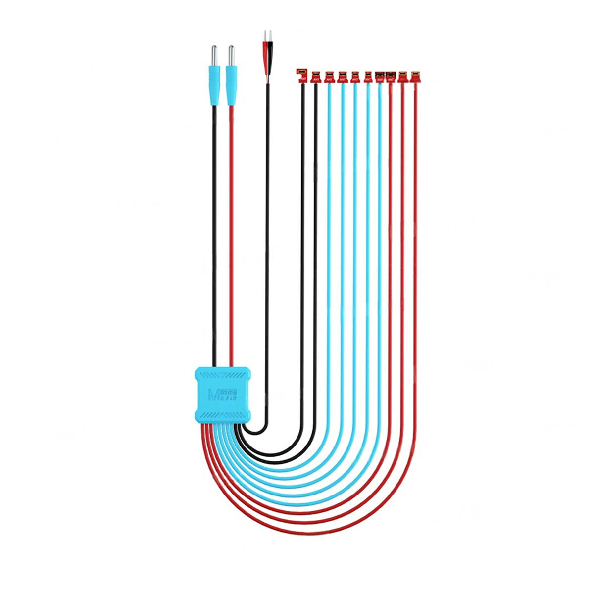 Câble de démarrage MAANT pour iPhone 6 à Pro Max (modèle M076) - Antobstruction Bleu/Rouge