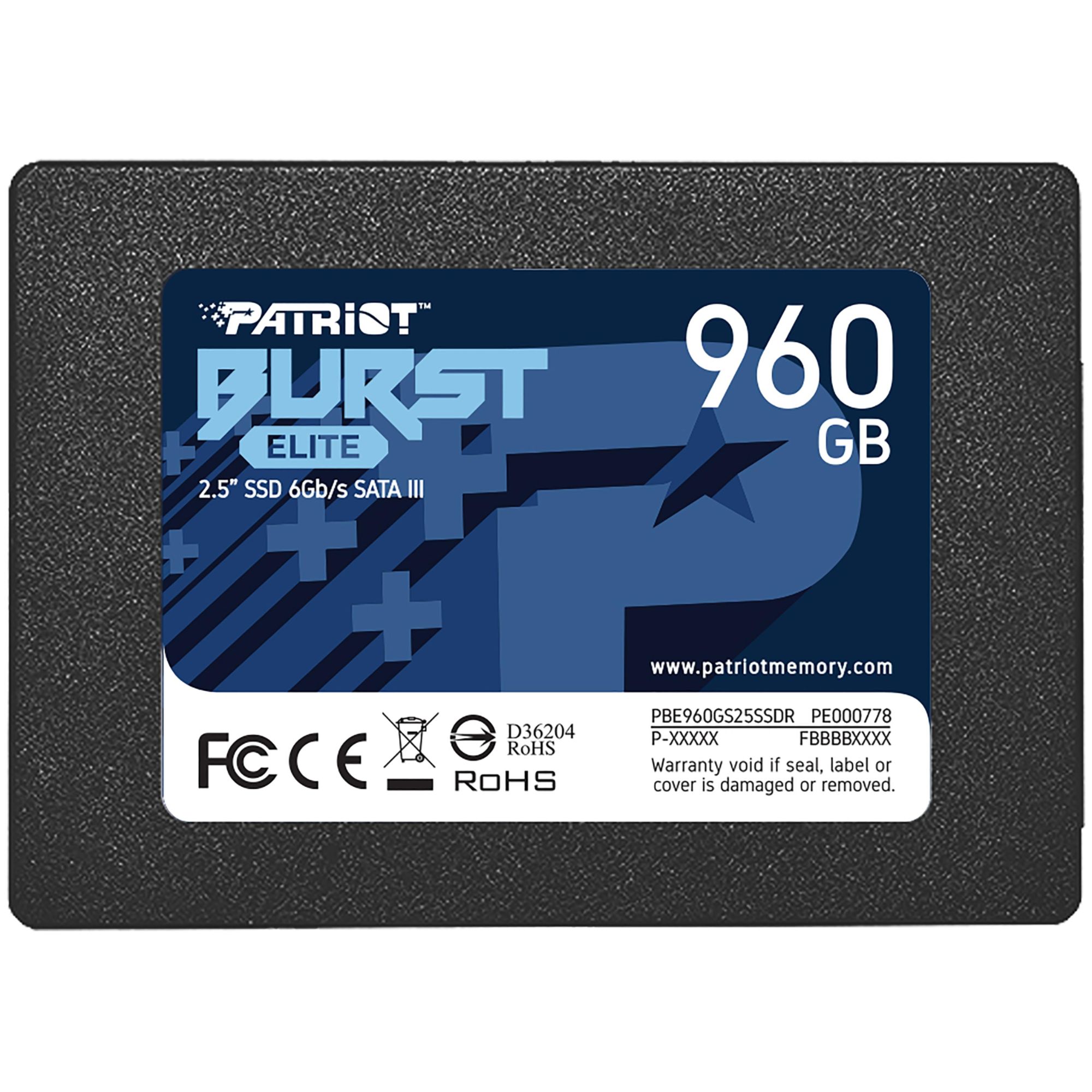 Patriot Memory Burst Elite 960 Go SSD 2,5 pouces SATA III