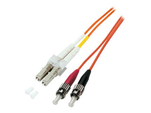 Câble réseau EFB-Elektronik - 5 m ST multi-mode (M) vers LC multi-mode (M), OM1, 62,5 / 125 microns, sans halogène, orange