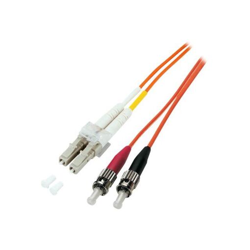 Cable de red EFB-Elektronik - 5 m ST multimodo (M) a LC multimodo (M), OM1, 62,5/125 micrones, sin halógeno, naranja