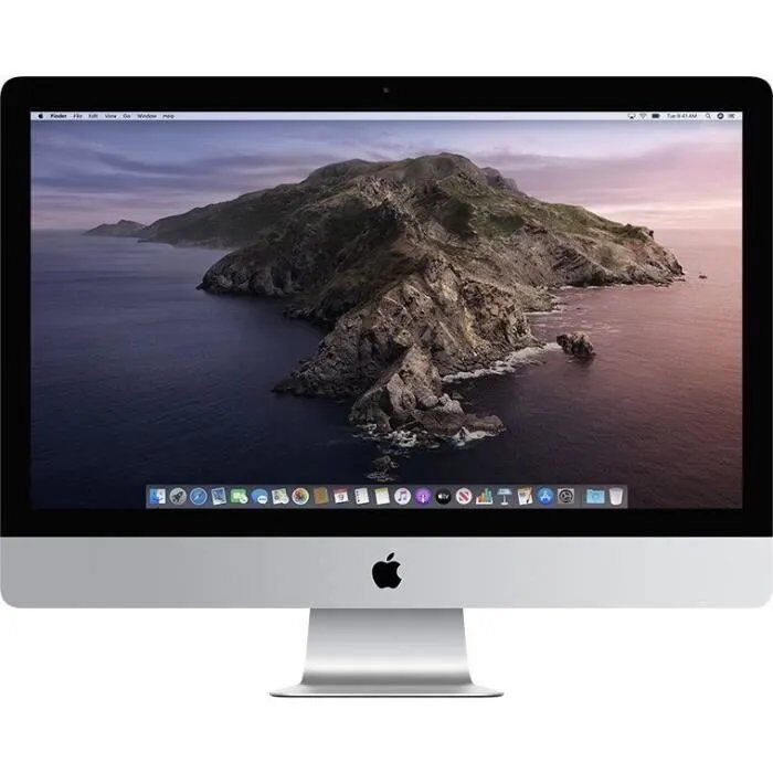 iMac 27" 5K Core i7 3,8 Ghz 8 Go 512 Go SSD Argent - Sans accessoire (2020) - Reconditionné - Très bon état