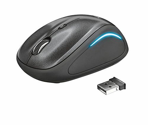 Trust Yvi FX Wireless Optical Mouse - Black