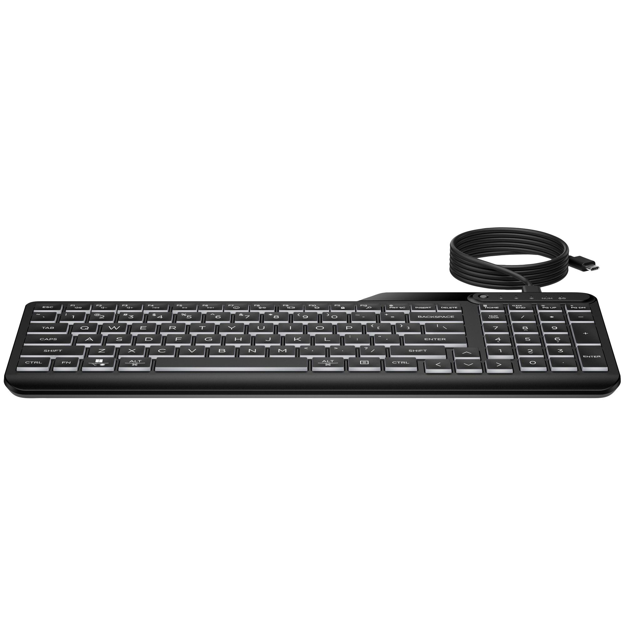 HP 400 Retro-Illuminated Wired Keyboard