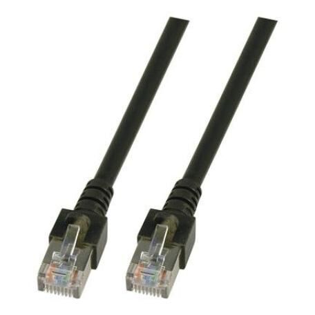 EFB Elektronik Cat5e Network Cable, 1.5m, Black (SF/UTP S-FTP)