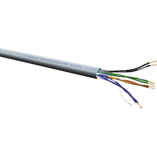 Roline Cat6a U/UTP Network Cable - 300m, Grey