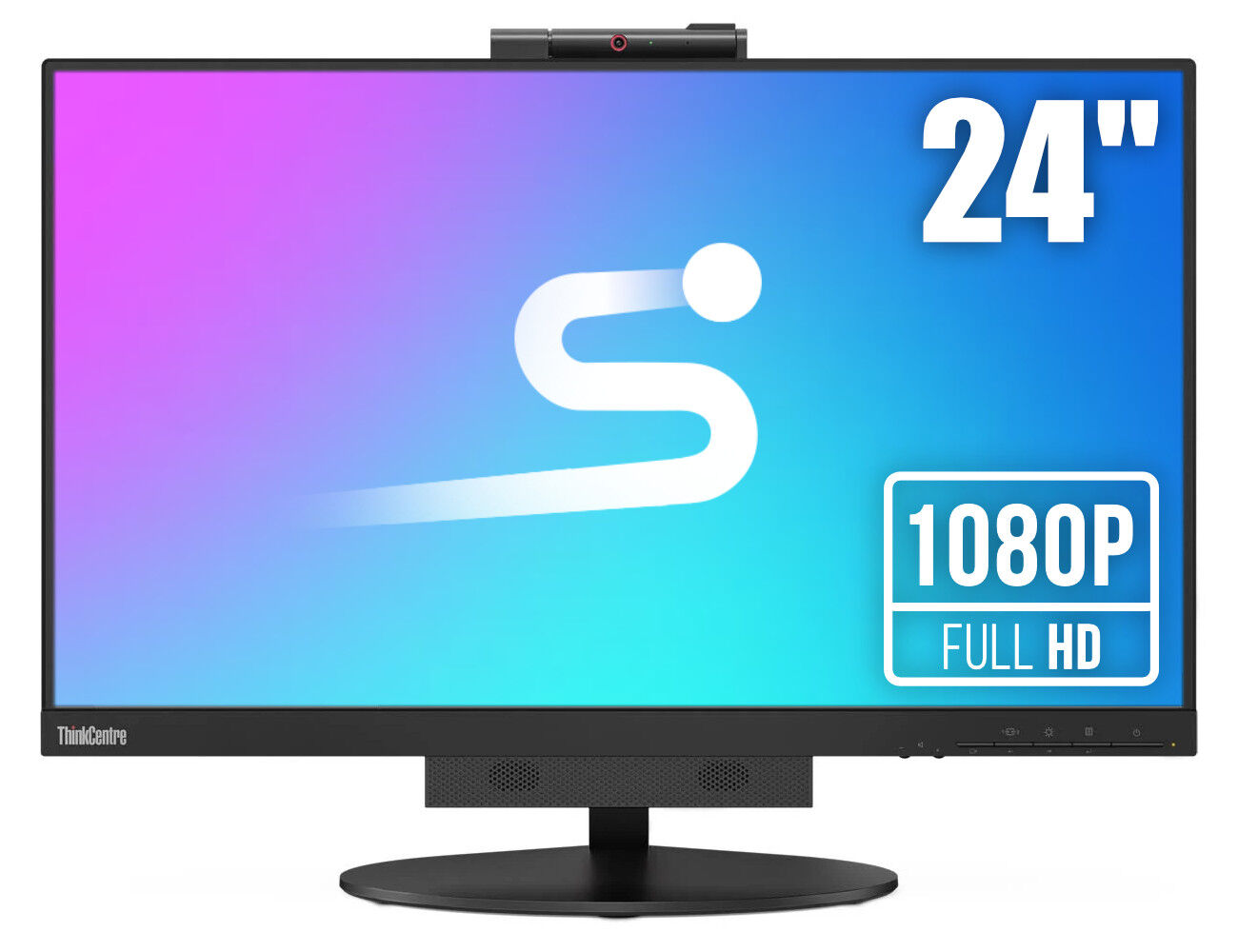 Zestaw Ordinateurowy All-in-One Lenovo ThinkCentre M75q G2+ Tiny-in-One 24 G3 5300GE 8Go 256Go SSD Kamerka Wifi W11P KL A