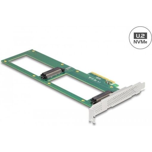 Tarjeta Delock PCI Express 4.0 x8 a 2 Internos U.2 NVMe SFF-8639 - Controlador de memoria