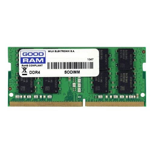 Módulo de memoria DDR4 Wilk Elektronik de 8 GB (260 pines SO-DIMM, 2400 MHz, CL17, 1,2 V, sin búfer, no ECC)