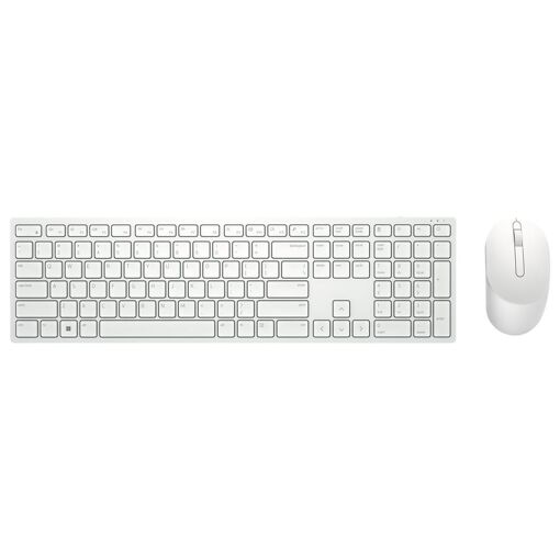 Dell Pro KM5221W Wireless Keyboard and Mouse Set, Spanish QWERTY 2.4GHz - White