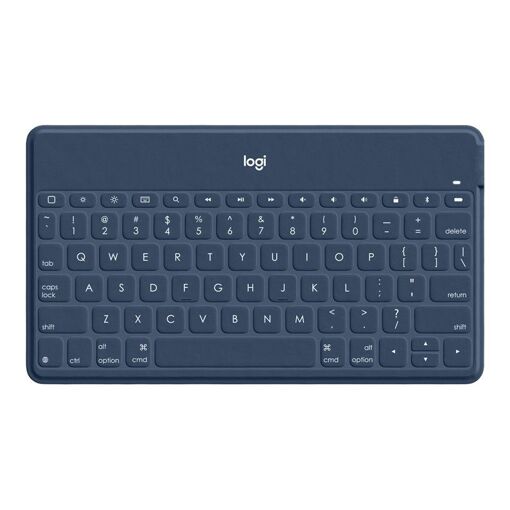 Teclado Logitech Keys-To-Go Inalámbrico Bluetooth - AZERTY Francés - Azul Clásico