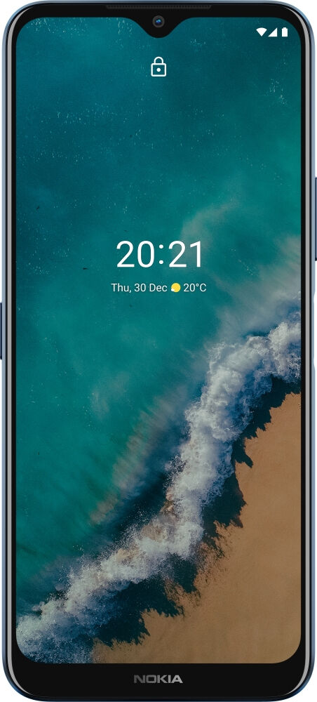 Nokia G50 - Pantalla de 6,82 pulgadas, Dual SIM, 4GB de RAM, 128GB de almacenamiento, Batería de 5000mAh, Android 11, Azul