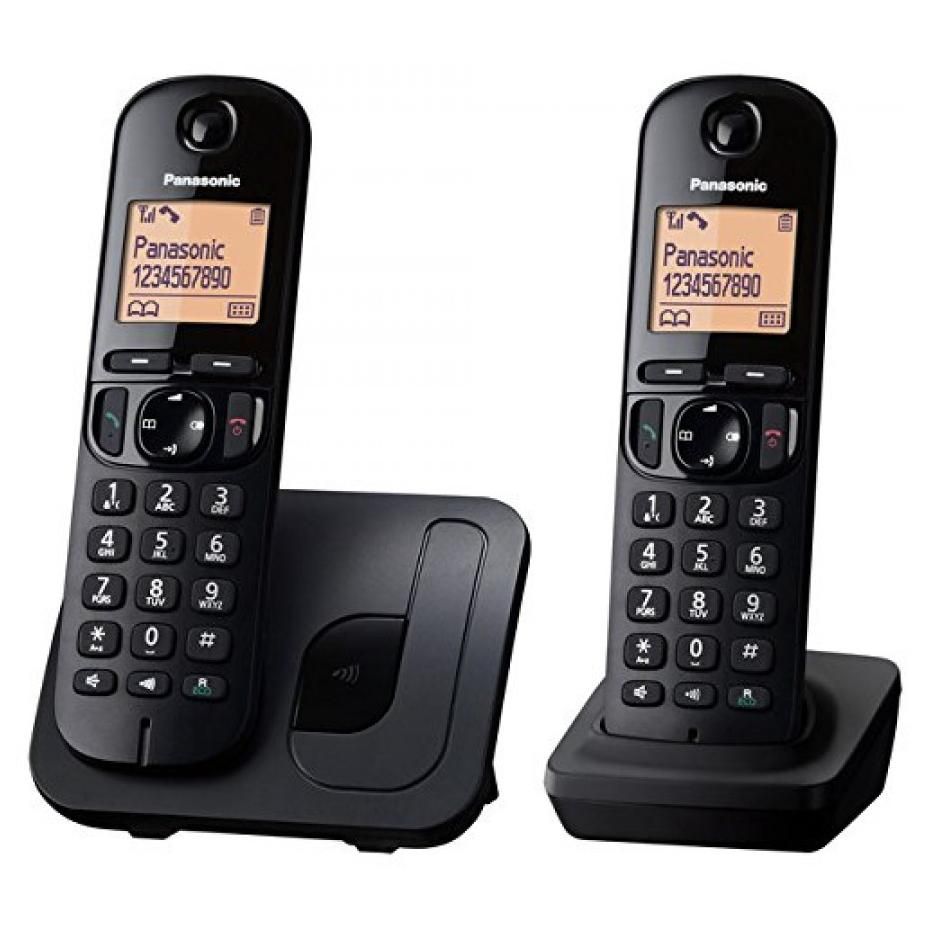 Panasonic KX-TGC212 DECT Phone, Black