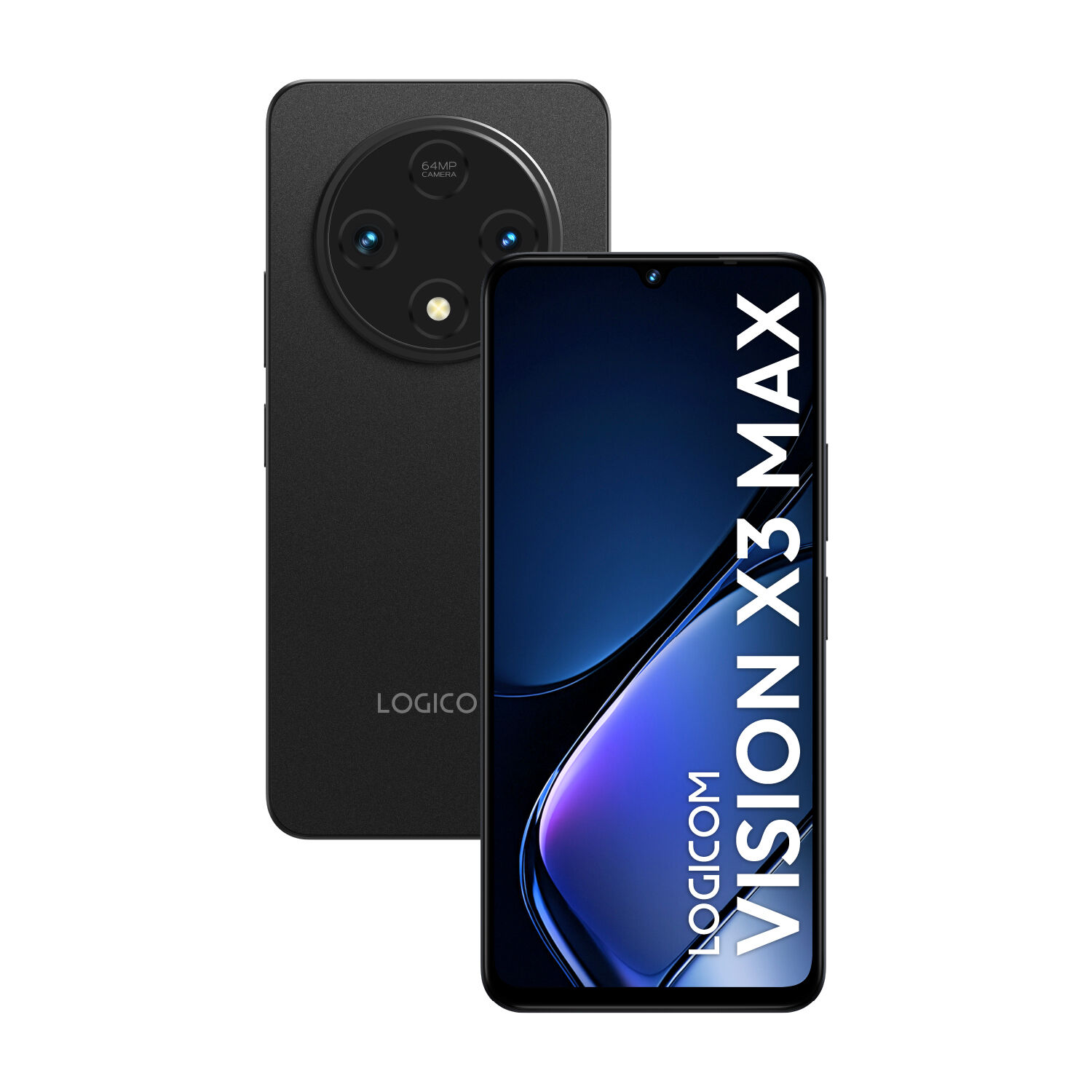 Logicom Vision X3 Max 256GB Black Smartphone