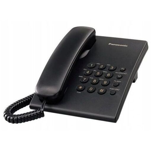 Téléphone filaire Panasonic KX-TS500PDB - Noir