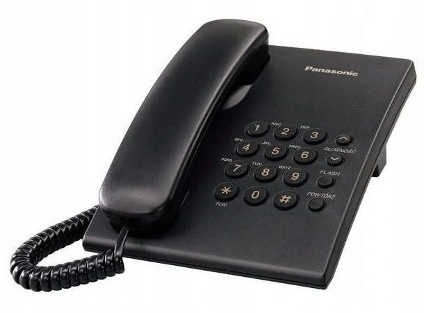 Panasonic KX-TS500PDB Corded Telephone - Black