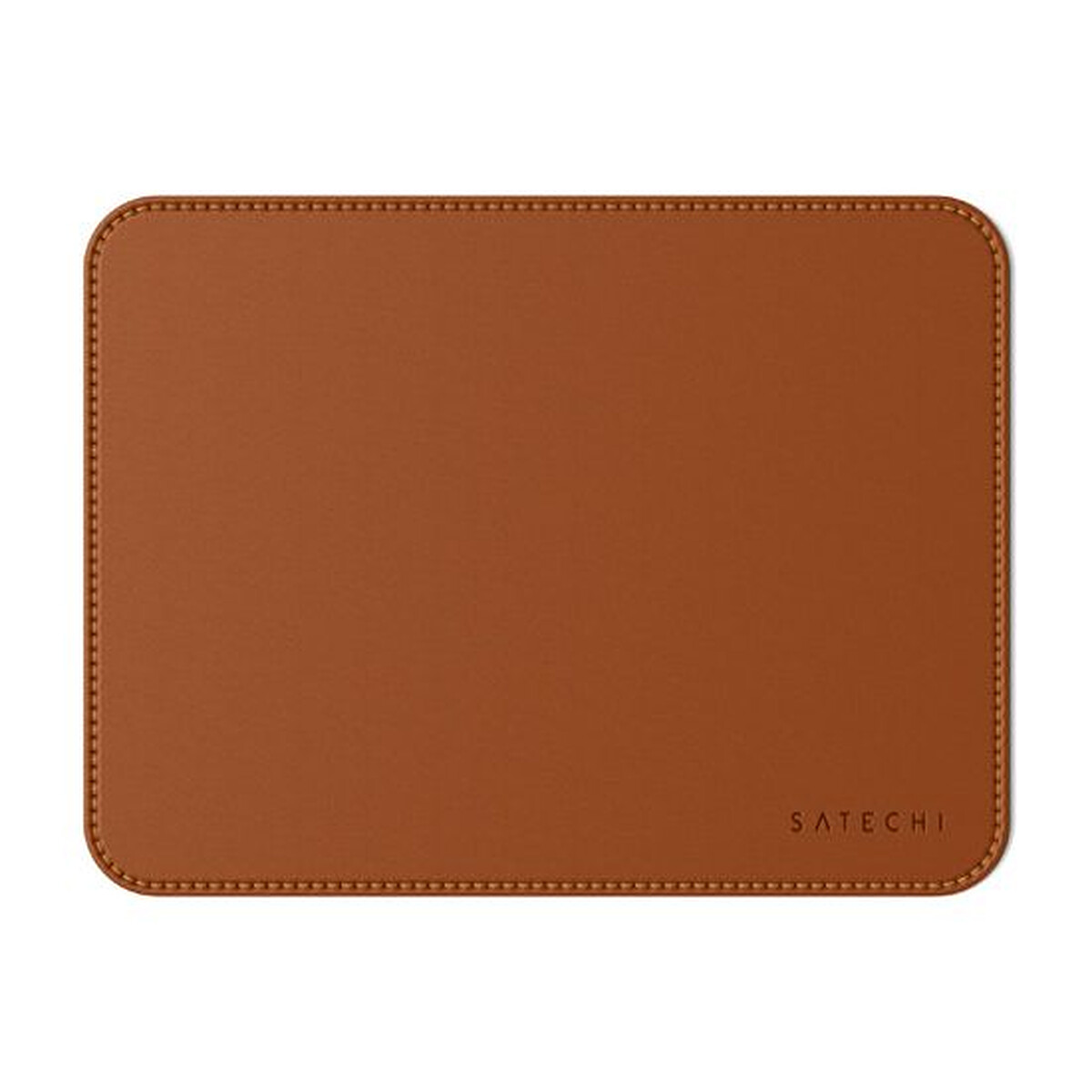 Tapete de ratón de cuero ecológico Satechi - Marrón (Talla M)
