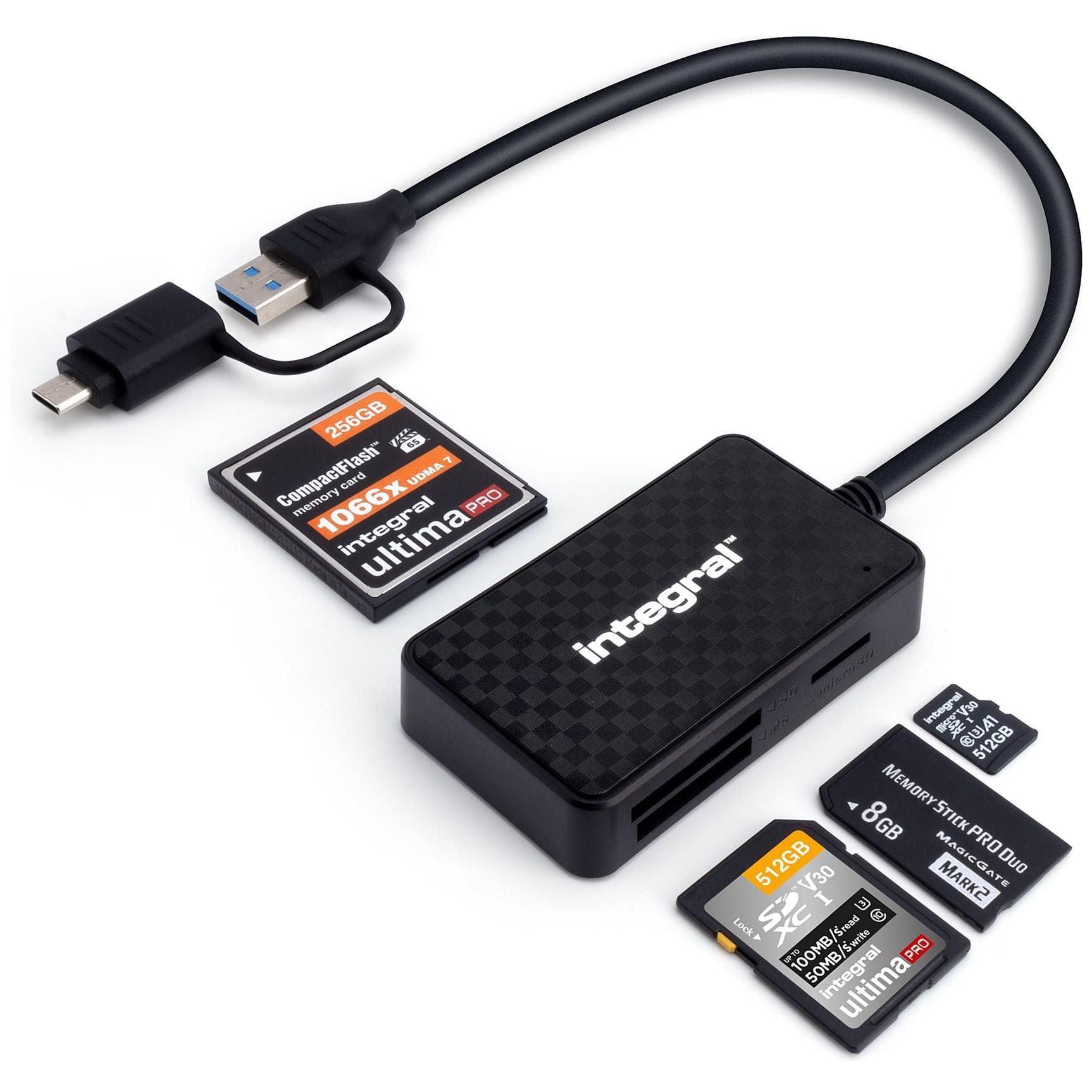 Integral 4-in-1 MultiCard Reader