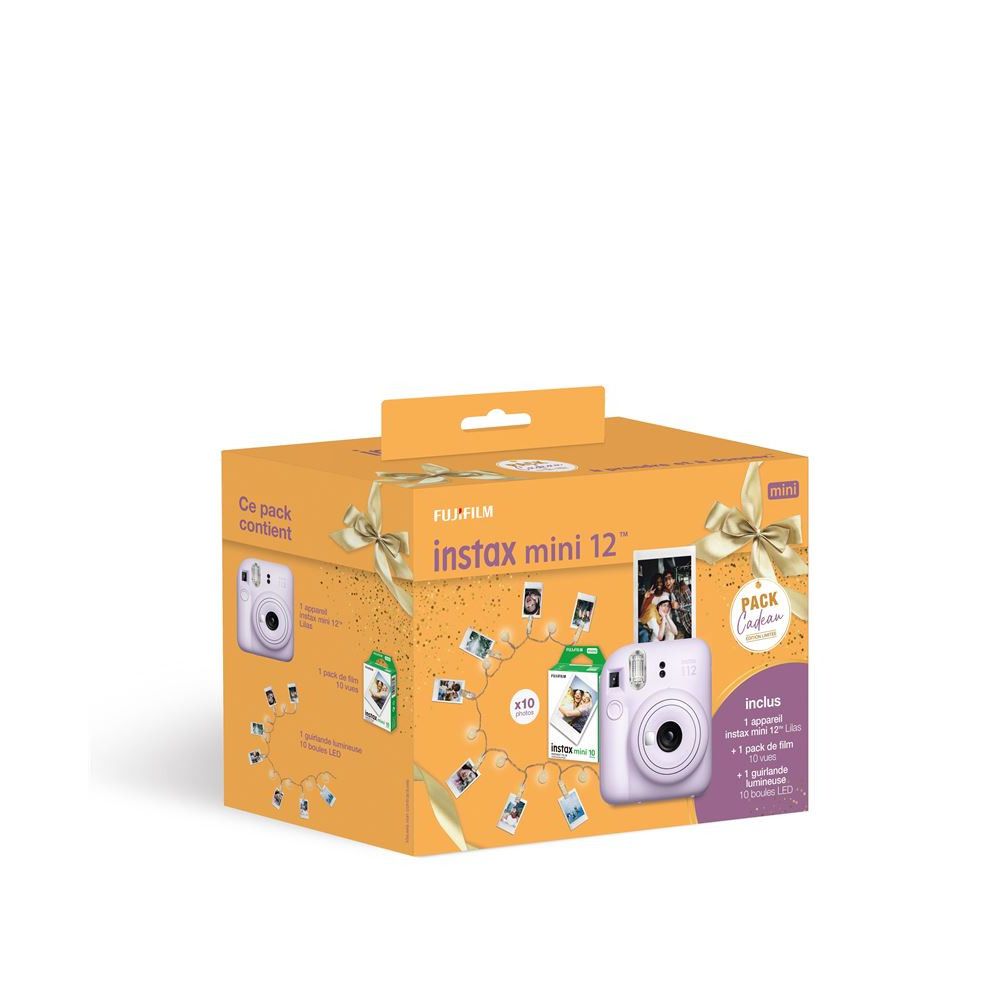 Fujifilm Intax Mini 12 Purple Instant Camera Gift Pack