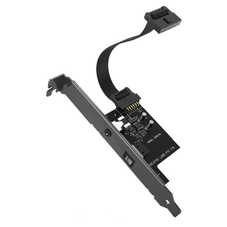 Tarjeta de sonido Creative Sound Blaster Audigy Fx V2 DBPro interna de 7.1 canales PCI-E