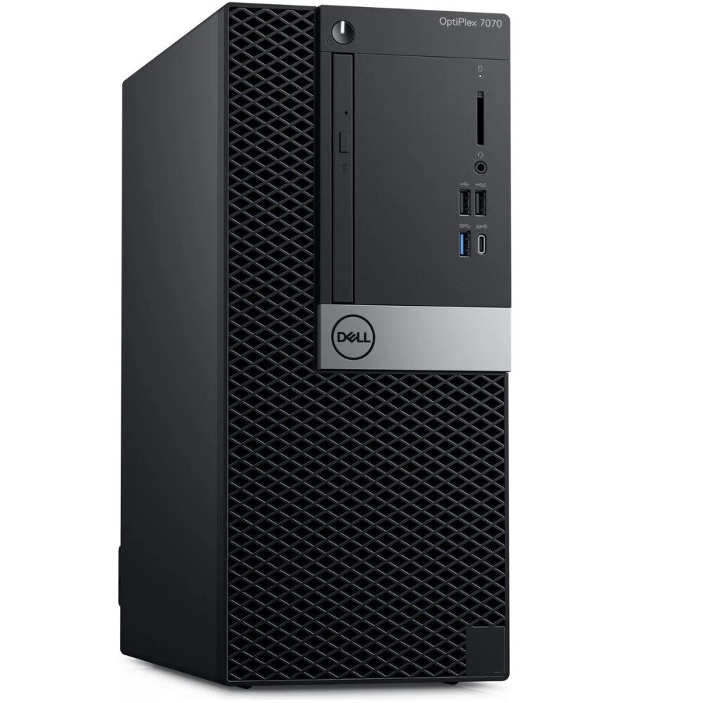Dell Optiplex 7070 Tower - Intel Core i5-9500, 8GB RAM, 160GB SSD, DVD-RW, Windows 11 Home