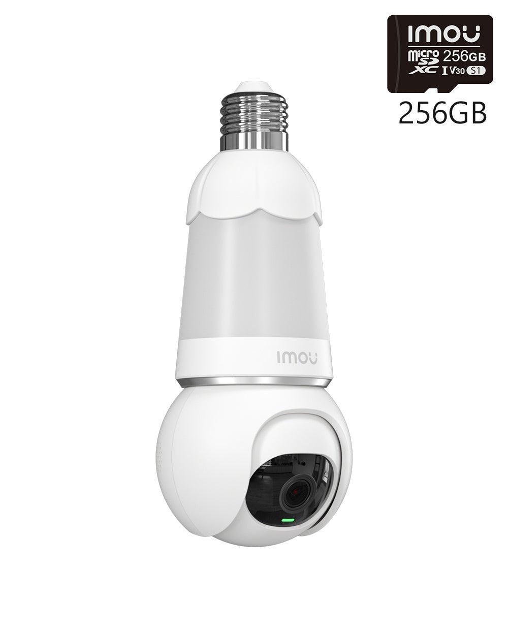 IMOU Bulb Cam 5MP/3MP E26/E27 - 5MP 3K + 256GB Memory Card