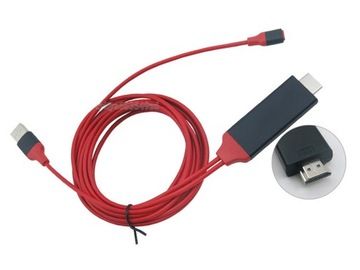 Câble HDMI MHL 8 broches MANSHENG pour iPhone 5/6/7 et iPad 2/3/4, JL2157
