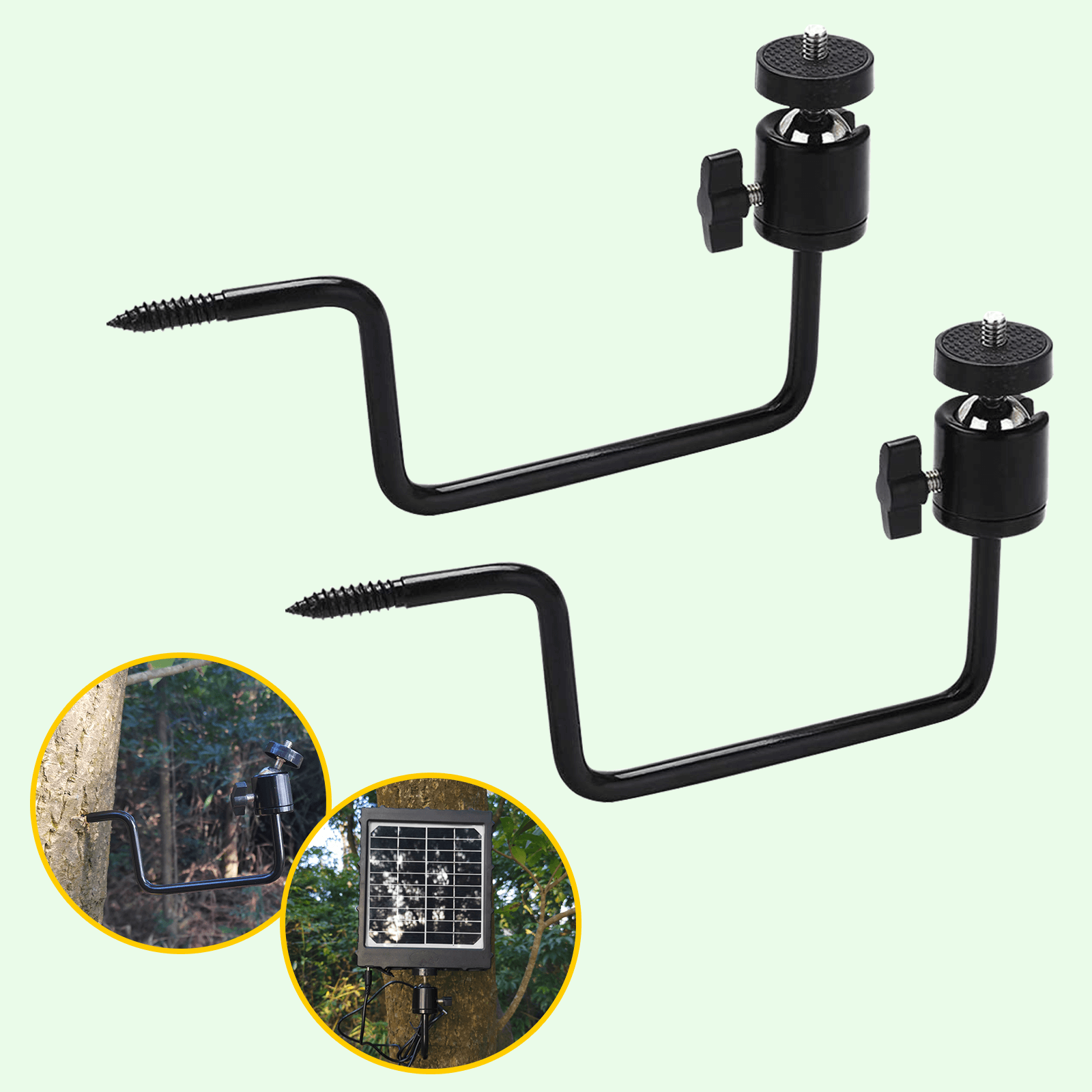 BlazeVideo 2x 360° Outdoor Camera Mounts