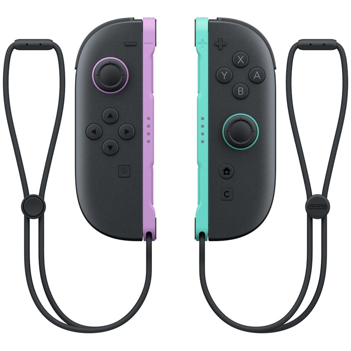 Paire de manettes Nintendo Joy-Con 2 - Violet clair et vert lumineux