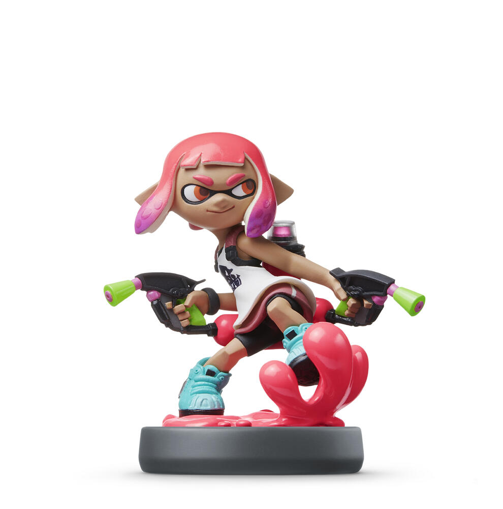 Amiibo Fille Inklings Rose Neon (Splatoon) - Nintendo