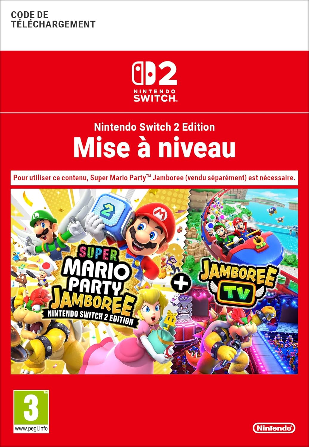 Nintendo Switch 2 Edition Upgrade Code + Jamboree TV